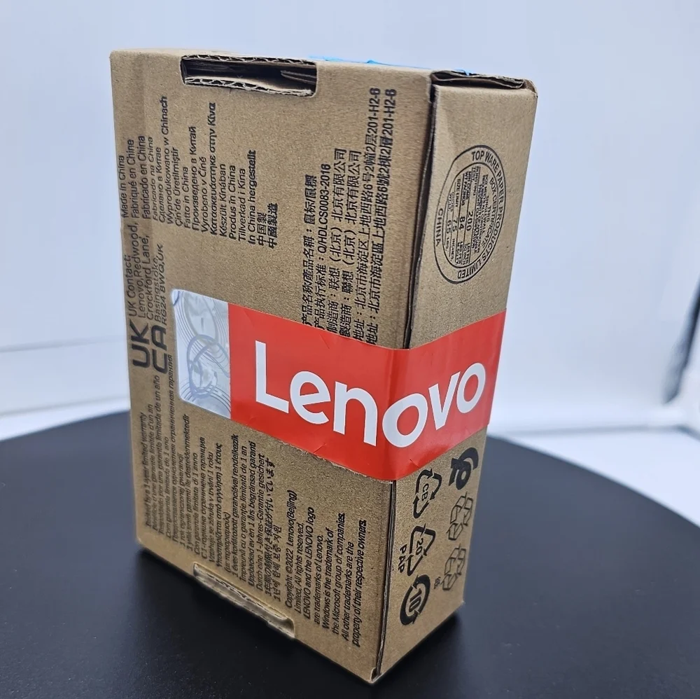 Lenovo 100 Wired Optical Mouse – 1000 DPI, USB, 3 Buttons, New in Box